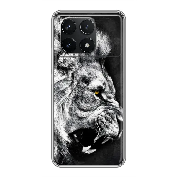 Чехол с рисунком «Злой ЛЕВ» для Xiaomi POCO F6 Pro Чехол с рисунком «Злой ЛЕВ» для Xiaomi POCO F6 Pro