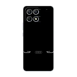 Силіконовий бампер з картинкою машини на Xiaomi POCO F6 (Сілует Audi)