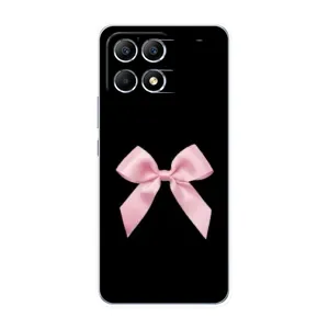 Чохол банти для Xiaomi POCO F6 (Бант на чорному)