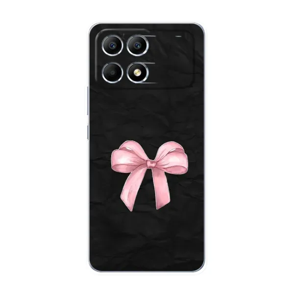 Чехол с рисунком «Бантик» для Xiaomi POCO F6 Чехол с рисунком «Бантик» для Xiaomi POCO F6