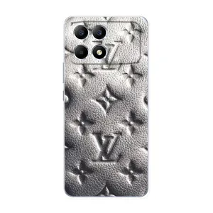 Текстурний Чохол Louis Vuitton для Поко Ф6 (Бежевий ЛВ)