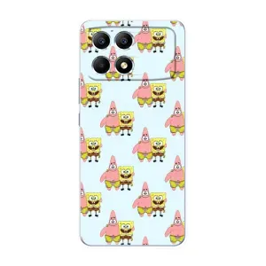 Чехлы с Патриком на Xiaomi POCO F6 (Боб и Патрик)