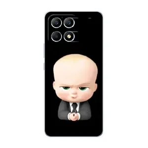 Мультяшный принт на Чехол для Поко Ф6 (Бос)