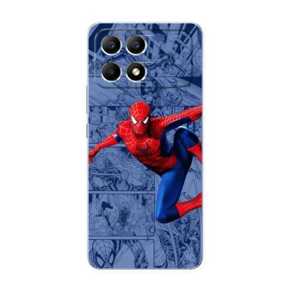 Чехол с рисунком «Человек Паук» для Xiaomi POCO F6