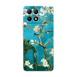 Чехол с принтом САКУРЫ на Xiaomi POCO F6 (Цветение Сакуры)