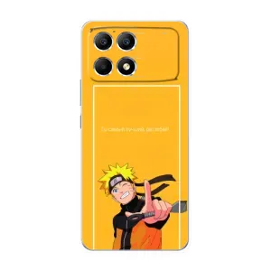 Чехлы с принтом Наруто на Xiaomi POCO F6 (Даттебаё)