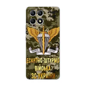 Чехлы на военную тематику для Xiaomi POCO F6 (ДШВ ЗСУ)