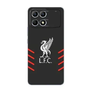 Силиконовые Чехлы принт Футбол на Xiaomi POCO F6 (Эмблема Liverpool)