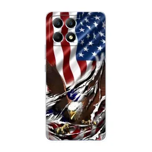 Чохол Прапор USA для Xiaomi POCO F6 (Прапор USA)