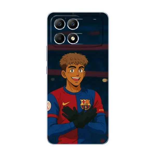 Чехол с рисунком «Футболист Ямаль» для Xiaomi POCO F6 Чехол с рисунком «Футболист Ямаль» для Xiaomi POCO F6