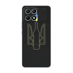 Чехол с картинкой (Патриотический ГЕРБ) на Xiaomi POCO F6 (Герб - Молотова)