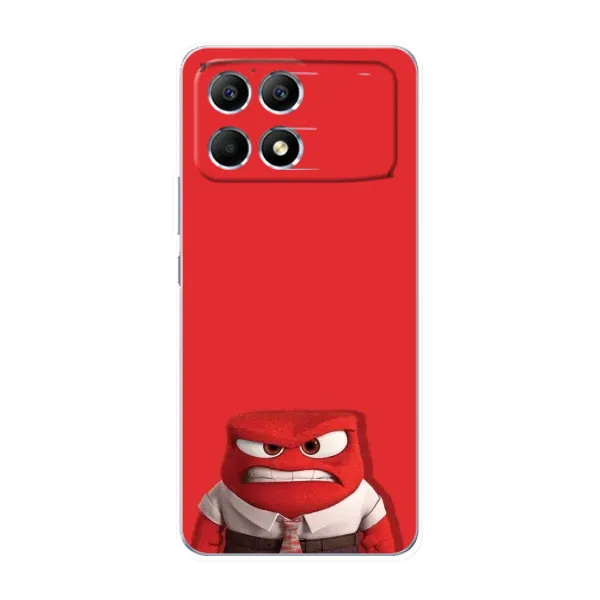 Чехол с рисунком «Гнев» для Xiaomi POCO F6 Чехол с рисунком «Гнев» для Xiaomi POCO F6