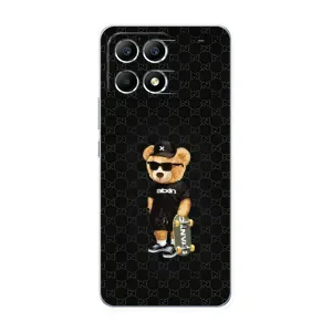Чехлы Мишка Тедди для Поко Ф6 (GUCCI Teddy)