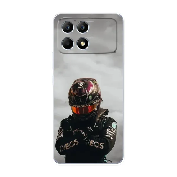 Чехол с рисунком «Хэмилтон 44» для Xiaomi POCO F6 Чехол с рисунком «Хэмилтон 44» для Xiaomi POCO F6