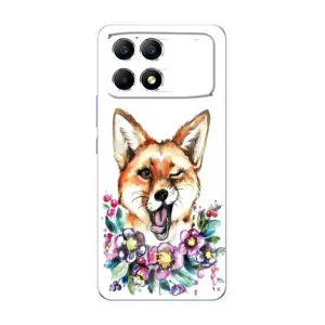 Чехол с Лисичкой для Xiaomi POCO F6 (Хитрая лиса)