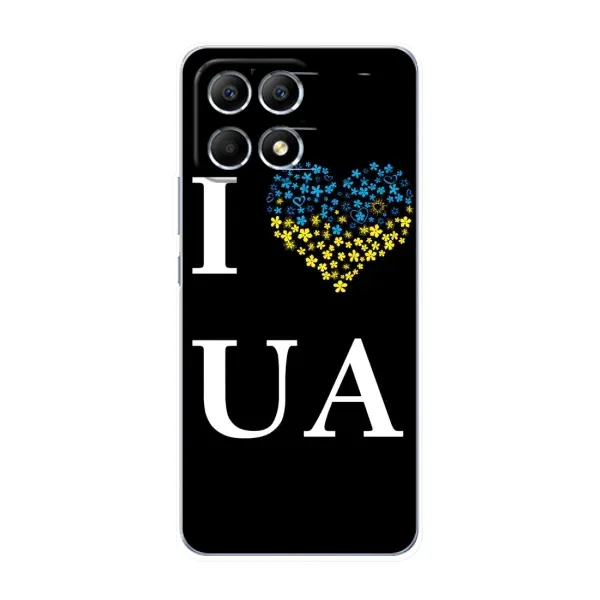 Чехол с рисунком «I Love UA» для Xiaomi POCO F6 Чехол с рисунком «I Love UA» для Xiaomi POCO F6