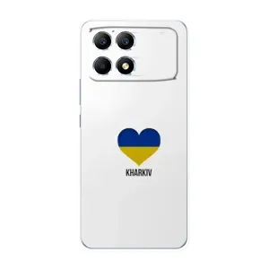 Чехлы силиконовые (Город Харьков) на Поко Ф6 (Kharkiv)