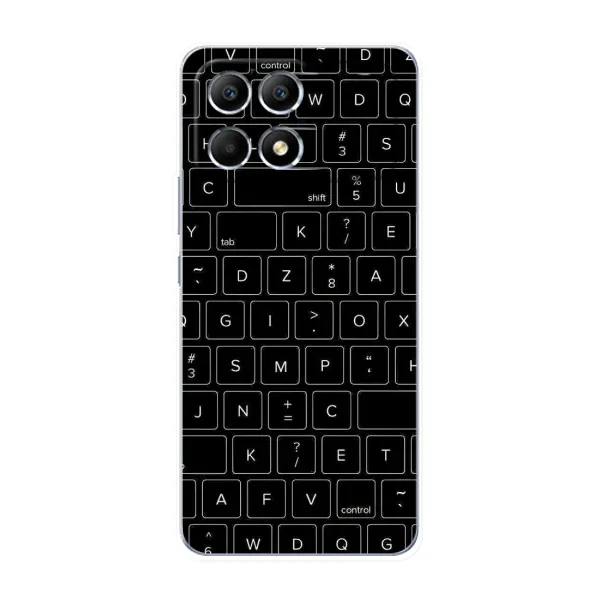Чехол с рисунком «Клавиатура» для Xiaomi POCO F6 Чехол с рисунком «Клавиатура» для Xiaomi POCO F6