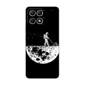 Силіконовый Чохол з принтом "Космонавти" на Xiaomi POCO F6 (Космонавт)