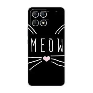Бампер с изображением Котиков для Поко Ф6 (КОТИК MEOW)