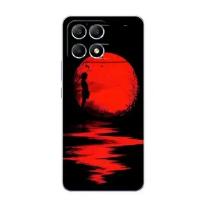 Летний Чехол на Xiaomi POCO F6 (Красный Закат)