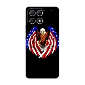 Чохол Прапор USA для Xiaomi POCO F6 (Крила США)