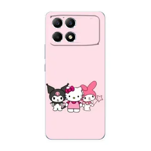 Чехол с персонажем Куроми на Xiaomi POCO F6 (Куроми Мелоди Китти)