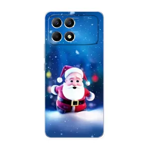 Чехлы на Новый Год Xiaomi POCO F6 (Маленький Дед Мороз)