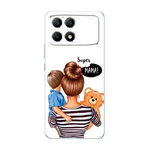 Чохли для МАМИ на Xiaomi POCO F6 (Мама і син)