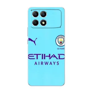 Силиконовые Чехлы принт Футбол на Xiaomi POCO F6 (Man City)