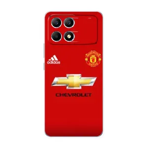 Силиконовые Чехлы принт Футбол на Xiaomi POCO F6 (Man United)