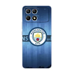 Силиконовые Чехлы принт Футбол на Xiaomi POCO F6 (ManCity)