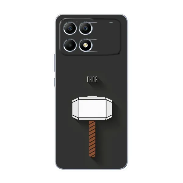 Чехол с рисунком «Молот Тора» для Xiaomi POCO F6 Чехол с рисунком «Молот Тора» для Xiaomi POCO F6