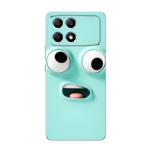 Силиконовые Чехлы (смешные стикеры) для Xiaomi POCO F6 (Забавное мятное лицо)