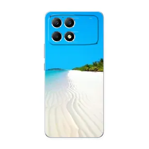 Летний Чехол на Xiaomi POCO F6 (Море песок)