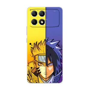 Купить Чехлы на телефон с принтом Anime для Xiaomi POCO F6 (Naruto Vs Sasuke)
