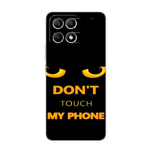 Чехол с рисунком «Не трогай мой телефон» для Xiaomi POCO F6 Чехол с рисунком «Не трогай мой телефон» для Xiaomi POCO F6