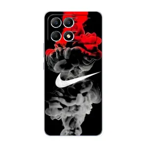 Силіконовый Чохол на Xiaomi POCO F6 з картинкою НАЙК (Nike дим)