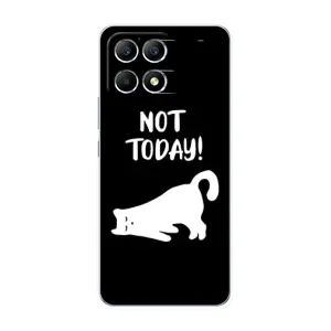 Бампер с изображением Котиков для Поко Ф6 (Not Today)