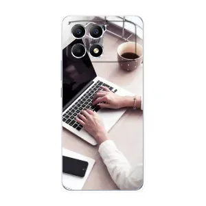 Силиконовый бампер (Работники) на Xiaomi POCO F6 (Офисный работник)