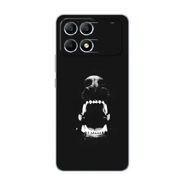 Чехол с рисунком «Пасть добермана» для Xiaomi POCO F6 Чехол с рисунком «Пасть добермана» для Xiaomi POCO F6