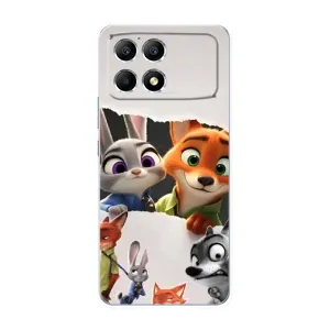 Силиконовый чехол с принтом Зоотрополіс для Xiaomi POCO F6