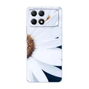 Чохол з ромашками на Xiaomi POCO F6 (Пів ромашки)