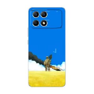 Чехлы на военную тематику для Xiaomi POCO F6 (Попадание)