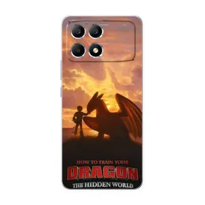 Чехол дракон Беззубик для Xiaomi POCO F6 (Постер Беззубика)