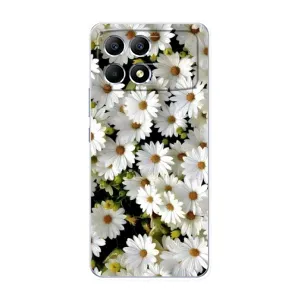 Чохол з ромашками на Xiaomi POCO F6 (Рамка в ромашках)