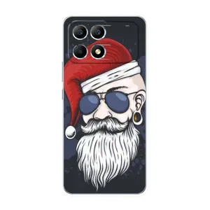 Чехол Санта Клаус для Xiaomi POCO F6 (Рождественский МЕН)