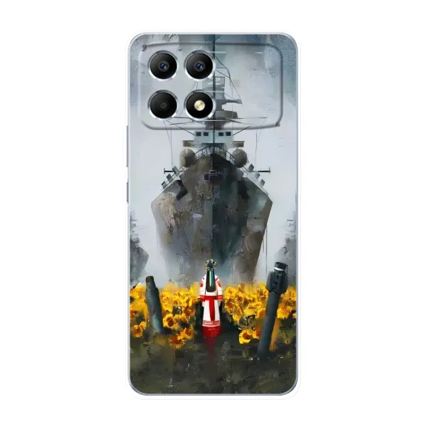 Чехол с рисунком «Смелость» для Xiaomi POCO F6 Чехол с рисунком «Смелость» для Xiaomi POCO F6
