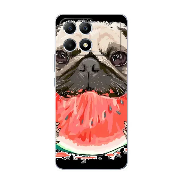 Чехол с рисунком «Смешной Мопс» для Xiaomi POCO F6 Чехол с рисунком «Смешной Мопс» для Xiaomi POCO F6