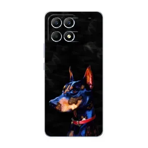 Бампер для Xiaomi POCO F6 с картинкой "Песики" (Собака Мопс)